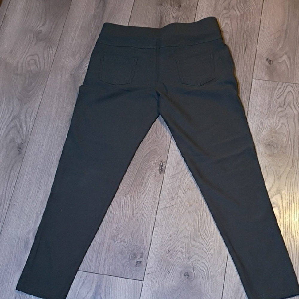 Women's‎ Olive Green Dress Leggings Size S - Picture 6 of 9